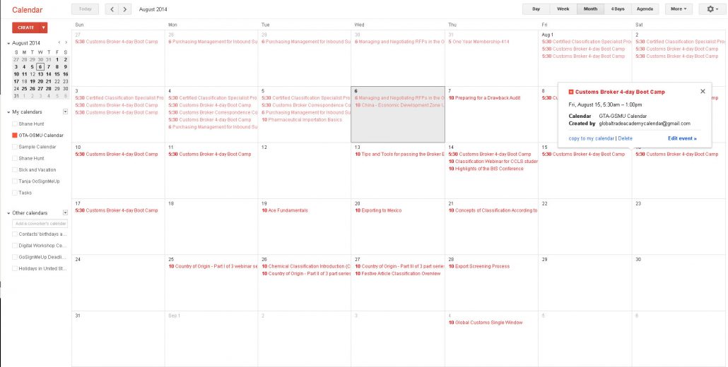 Google Calendar Google Calendar